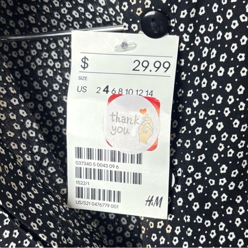 H&M Navy Ruffle Blouse‎ - Picture 8 of 10